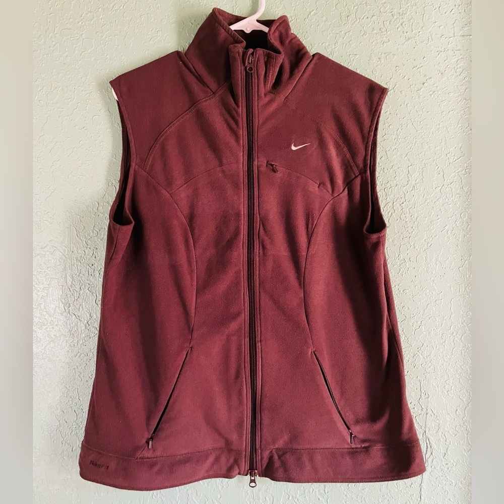 Women’s Brown Nike Vest With Pockets